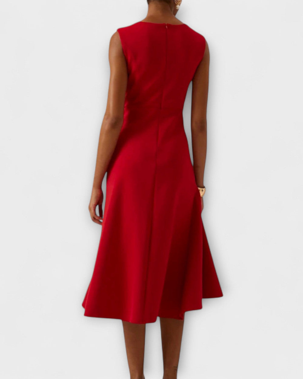 Sheila Asymmetrisches Midi Kleid Damen