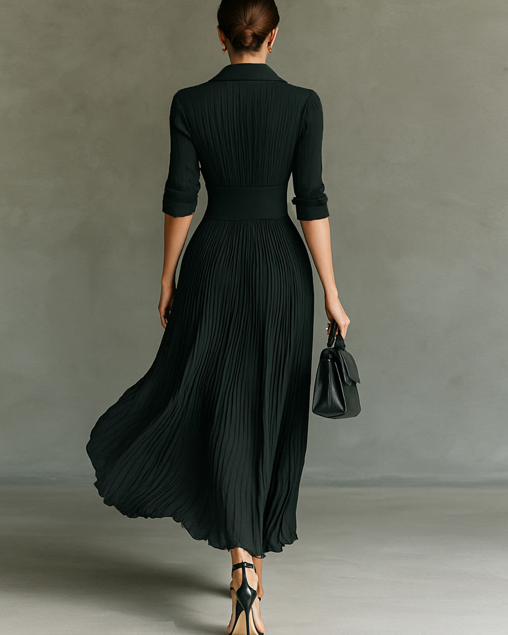 Emma Einfarbiges Maxikleid Damen