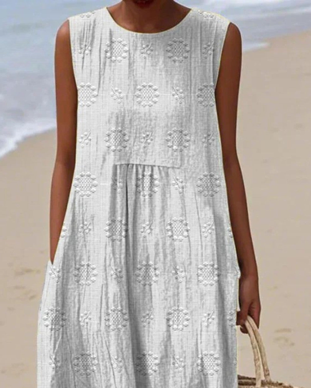 Piper Besticktes Kleid ärmellos Damen