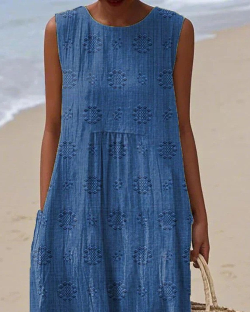 Piper Besticktes Kleid ärmellos Damen