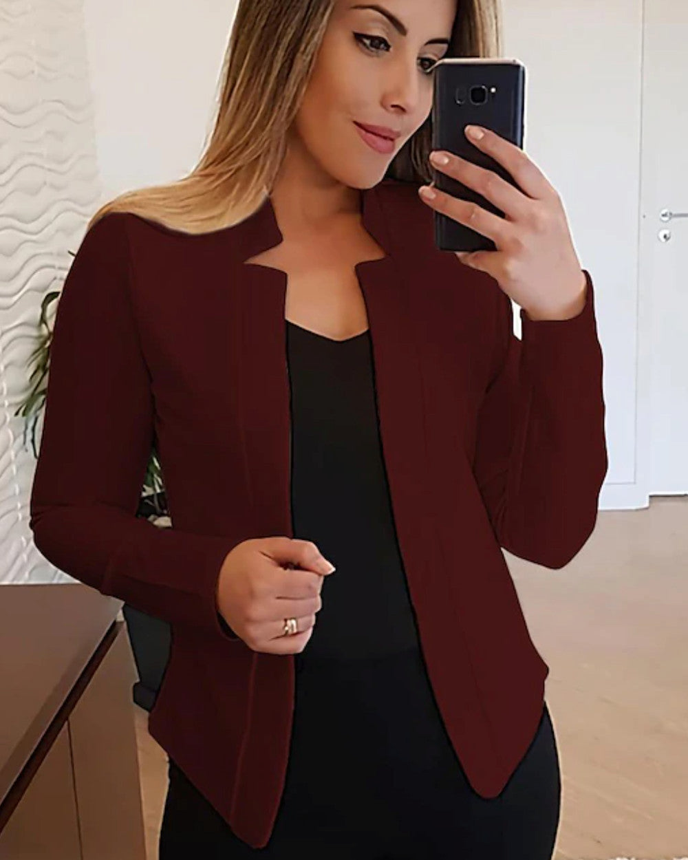 Sara Sakko Langarm Büro Damen