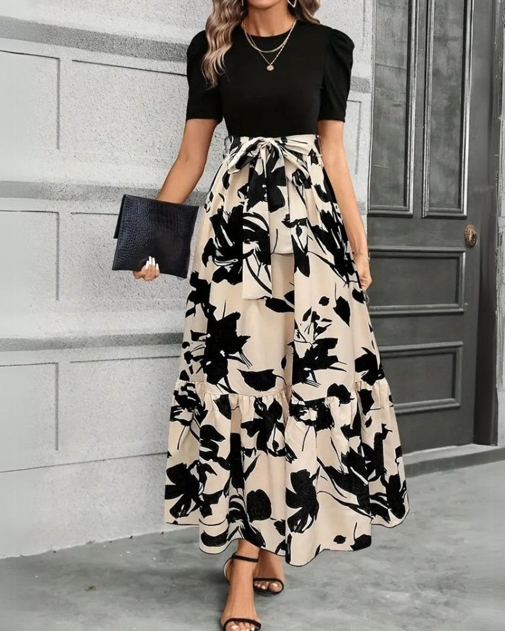 Hannah Elegantes Maxikleid Lang Damen