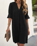 Sara Midi Kleid Herbst
