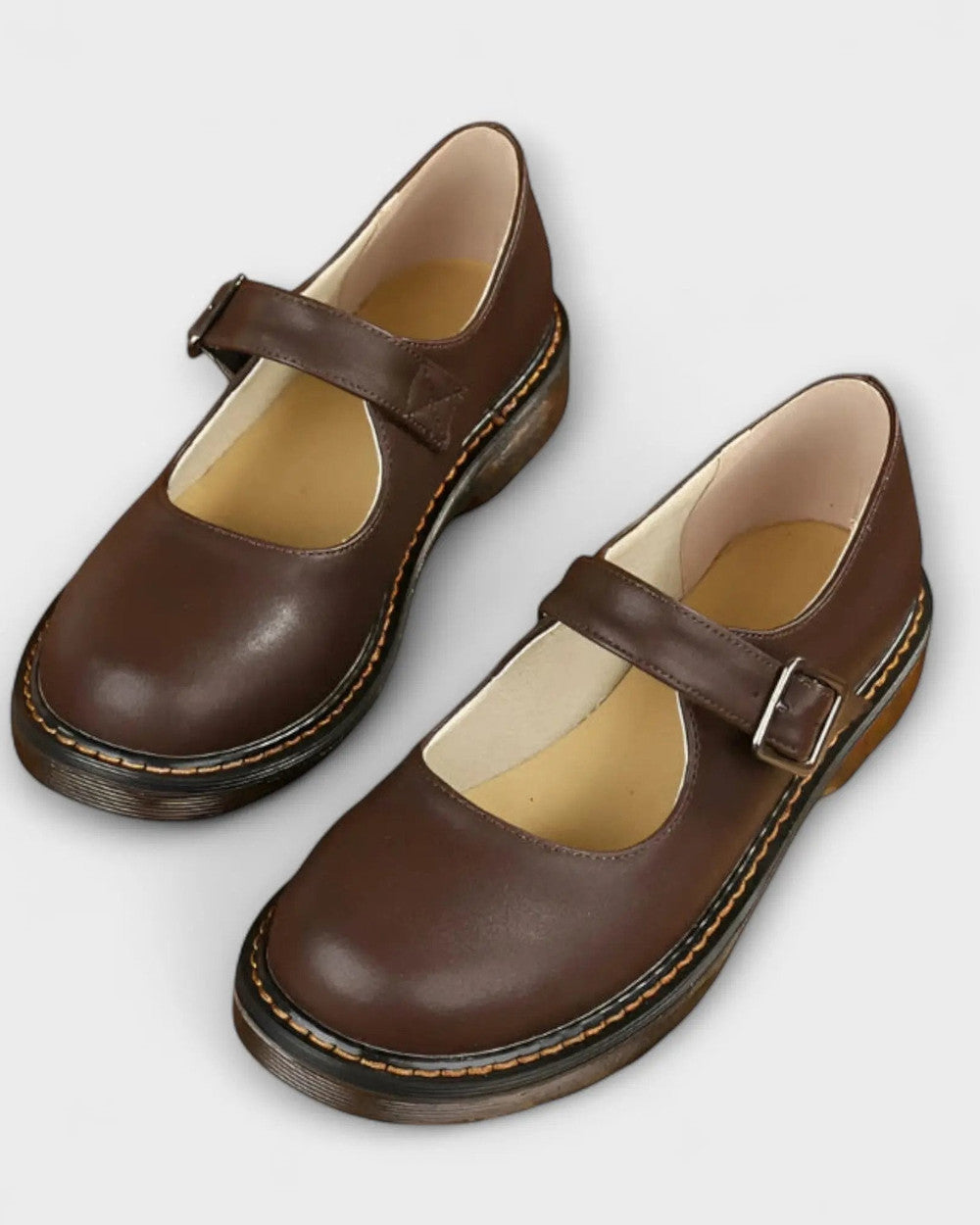 Lena Klassische Riemchenschuhe Flach