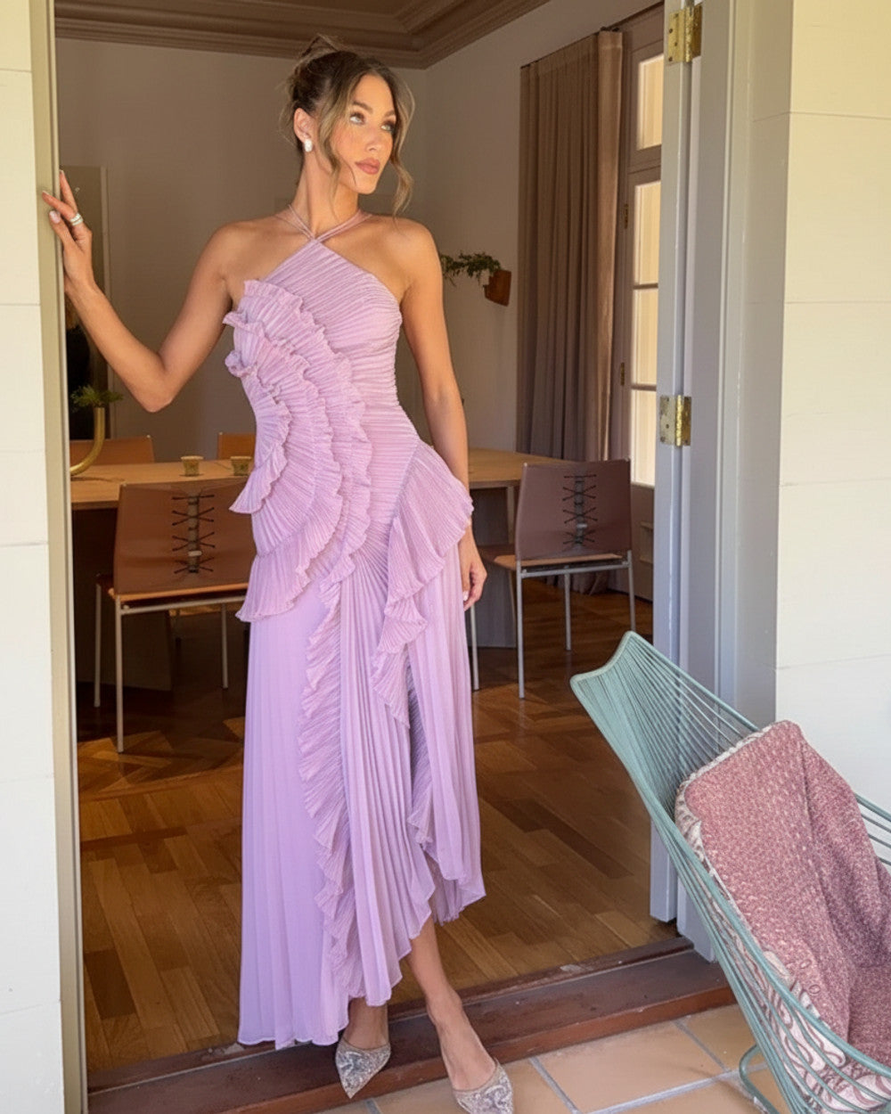 Imogen Rückenfreies Maxikleid Damen