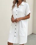 Brooklyn Baumwolle Polokleid Damen