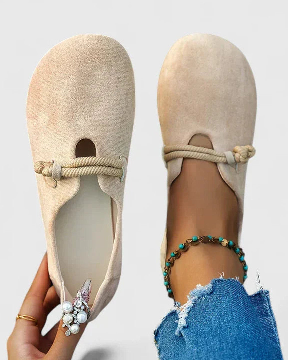 Ysavriann Orthopädische Slipper Damen