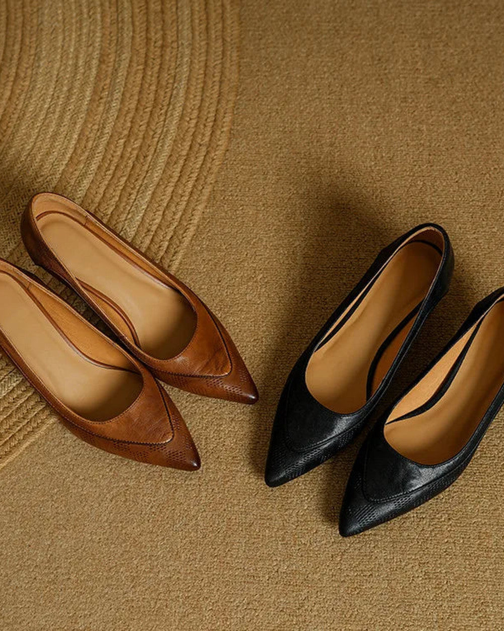 Amalia Leder Absatzschuhe Damen