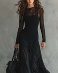 Lena Tüll Maxikleid Damen