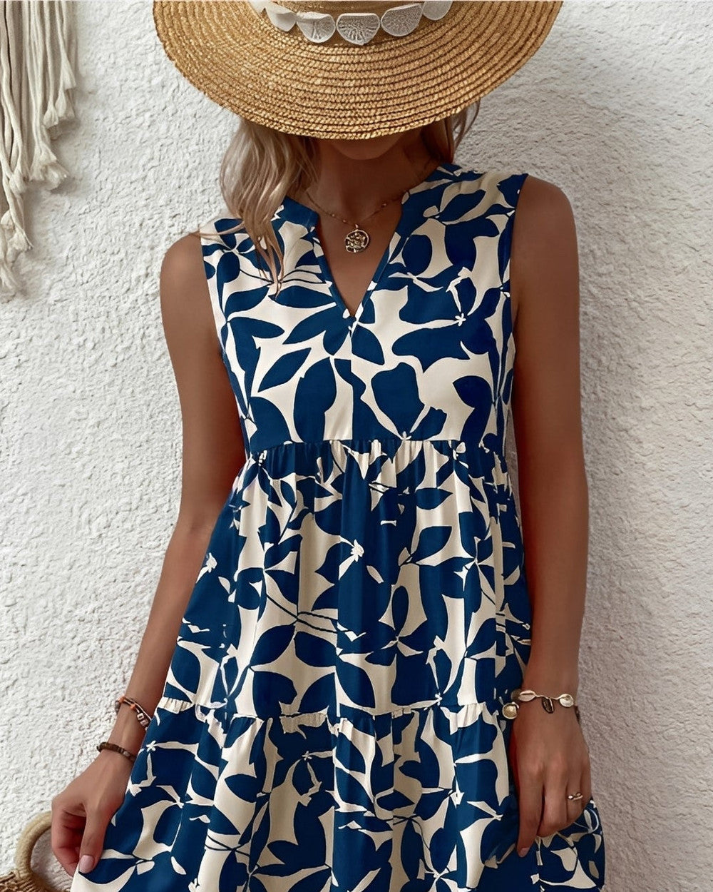 Tianna Sommerkleid V-Ausschnitt Damen
