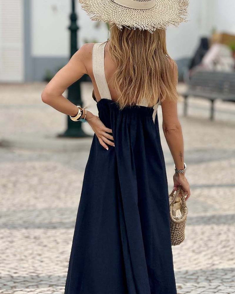 Aimee Atmungsaktives Maxikleid Lang