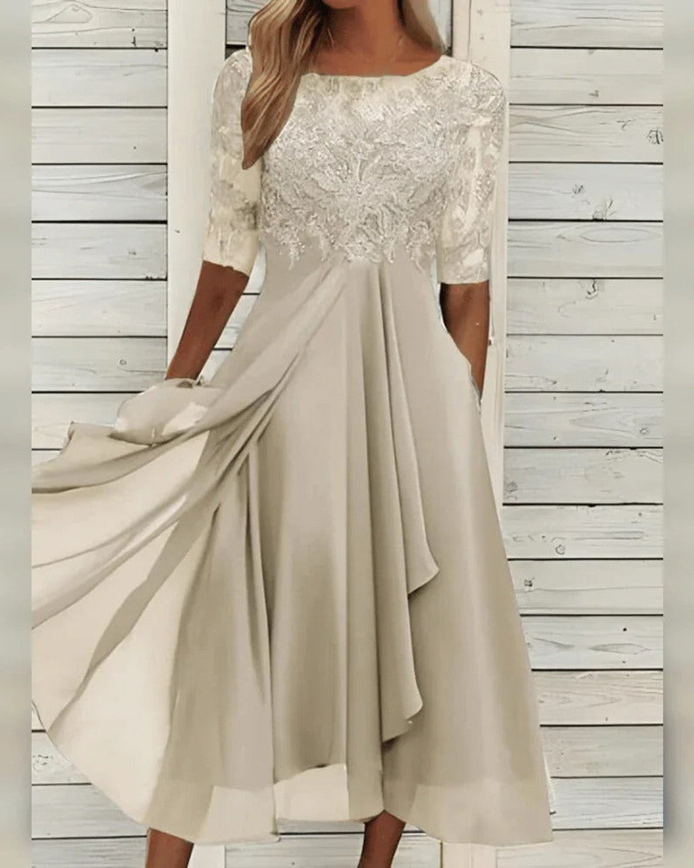 Lena Langes Abendkleid Elegant Damen