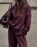 Lena Rollkragen Zweiteiler Damen Set
