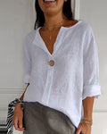 Denzel Vielseitige Knopf Bluse Damen