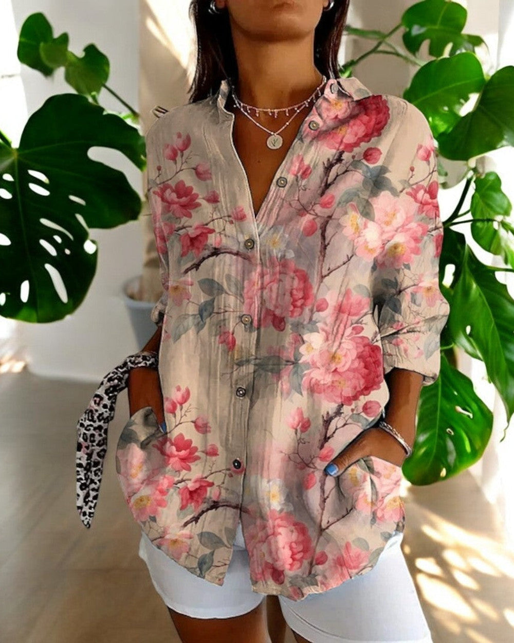 Irelle Bluse Blumenmuster Damen