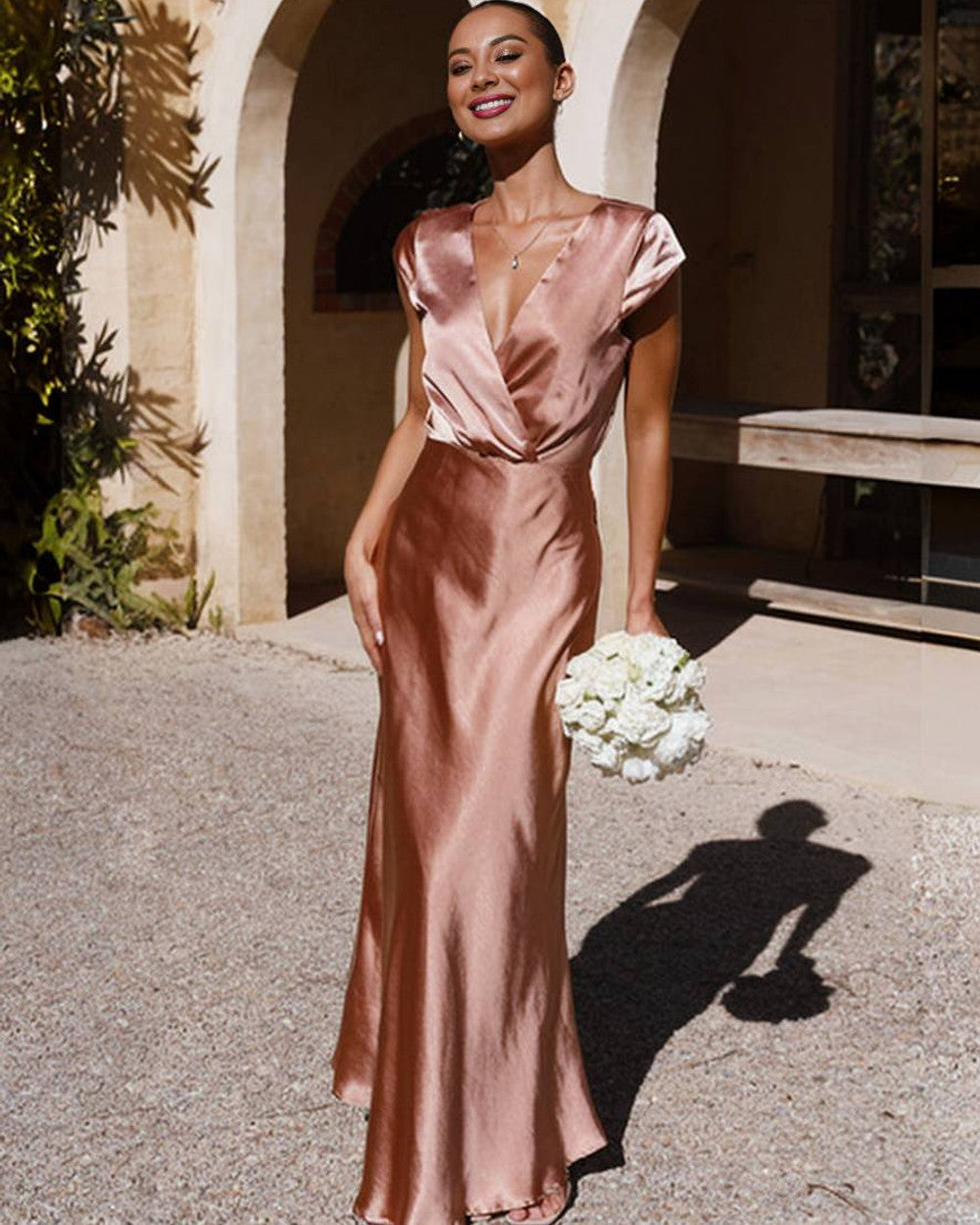 Lena Meerjungfrau Abendkleid Satin