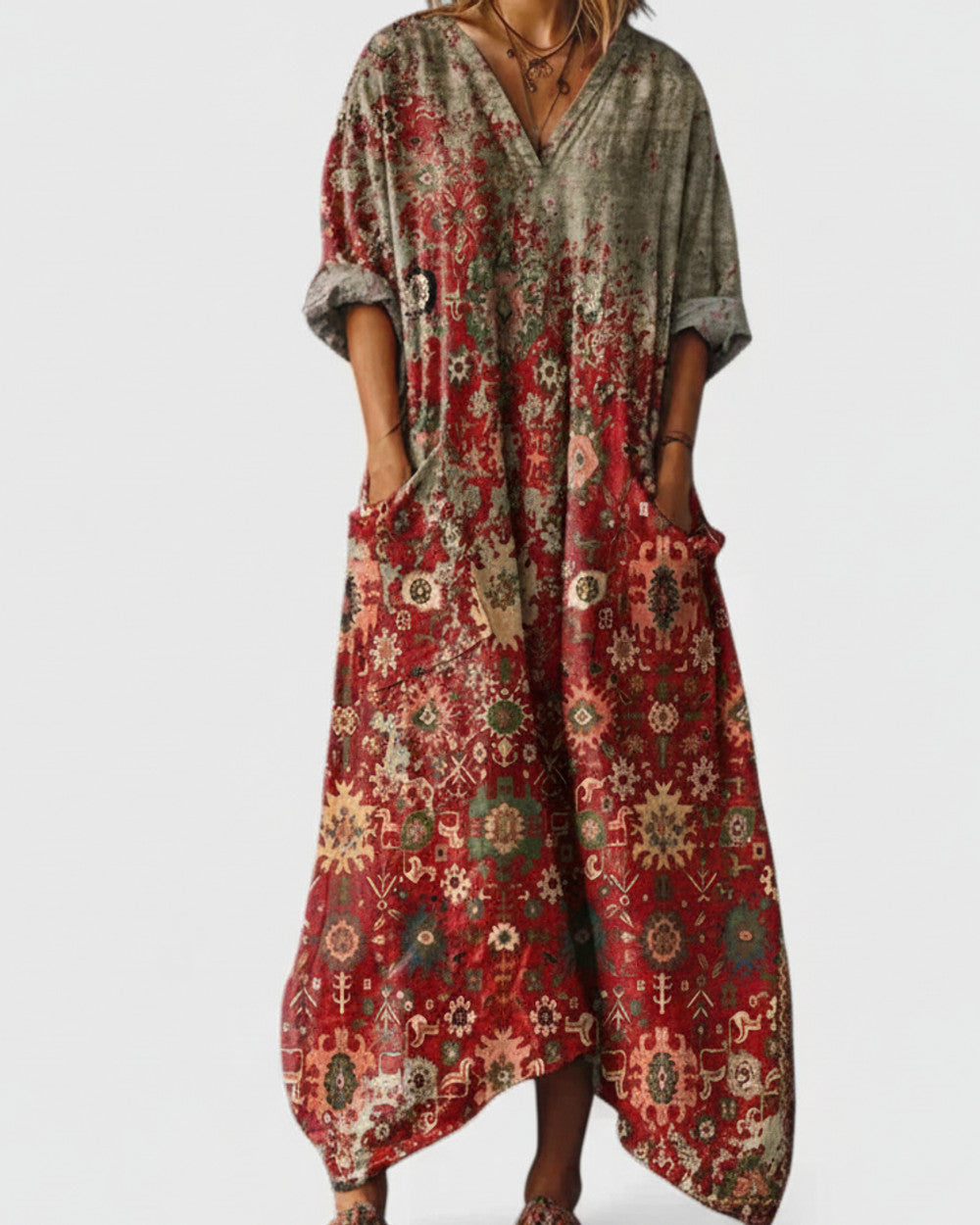 Lena Langes Abendkleid Glanzeffekt