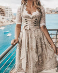 Heidi Traditionelles Dirndlkleid Schnürmieder