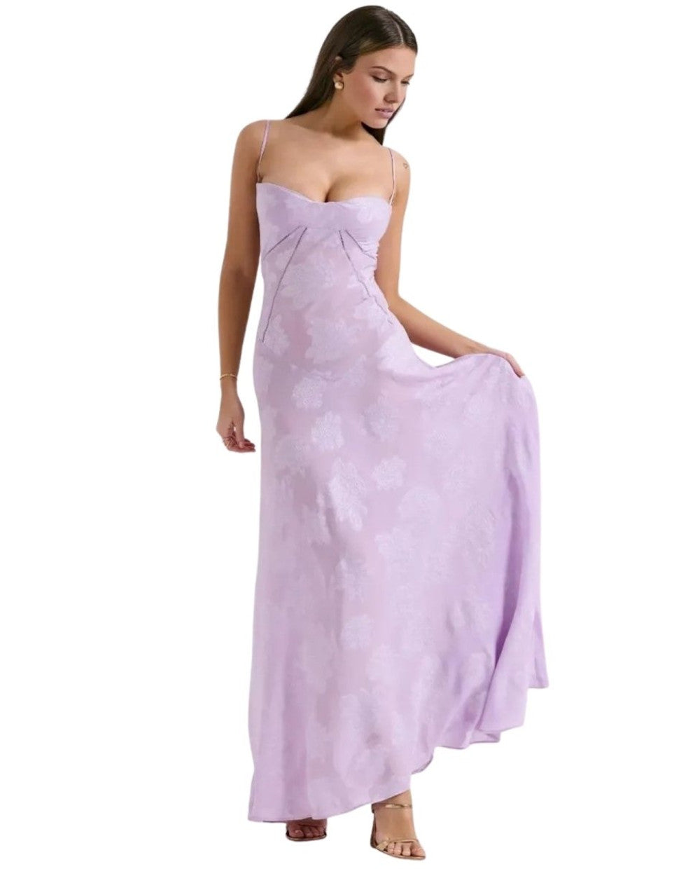Lena Langes Korsett Abendkleid Spitze