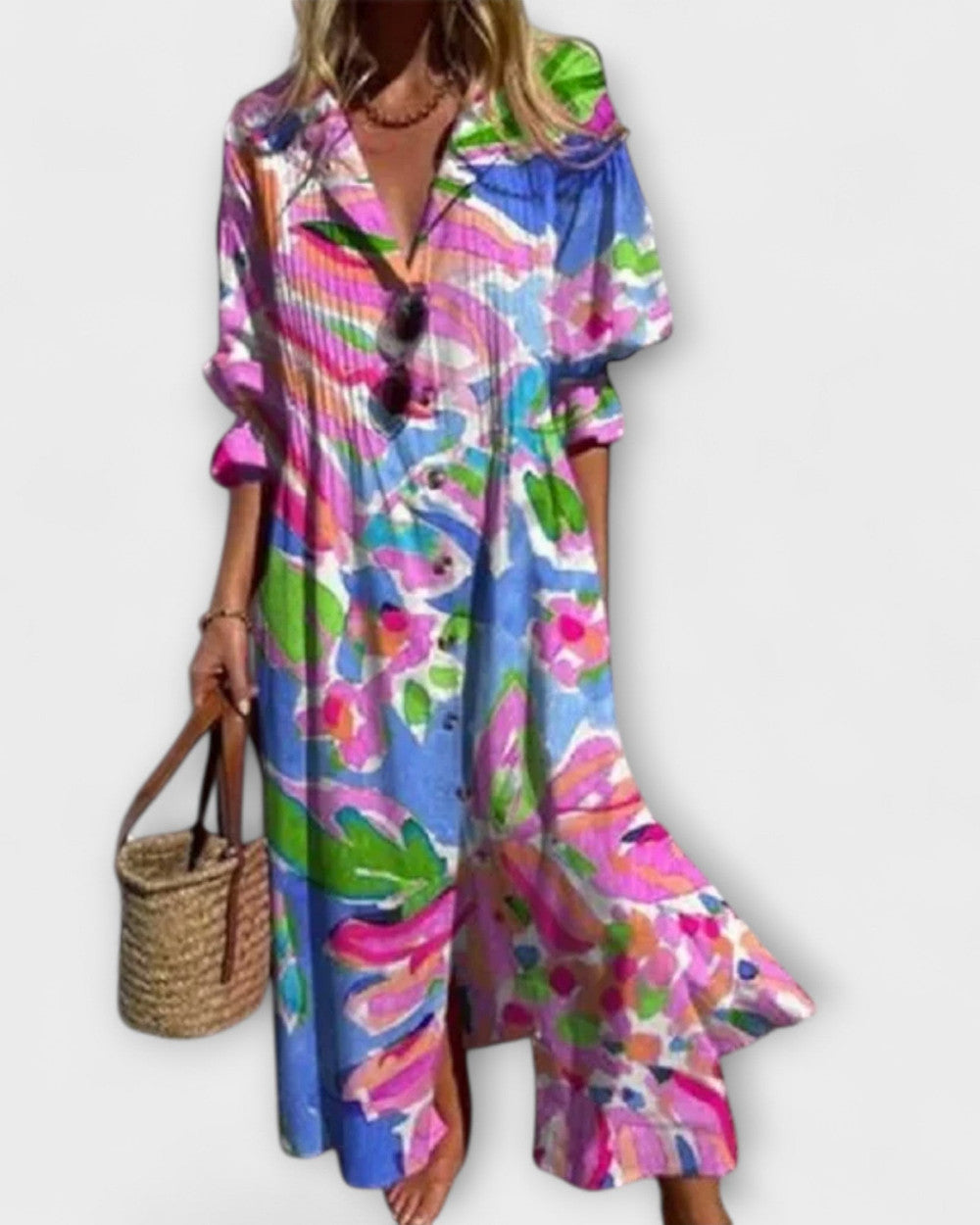 Lena Langes Abendkleid mit Bauchkaschierung