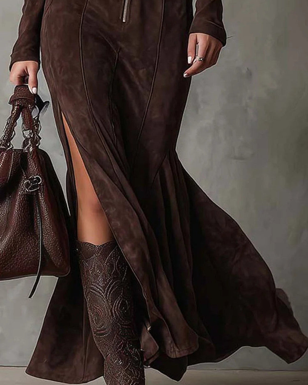 Lena Langes Gürtelkleid Vintage
