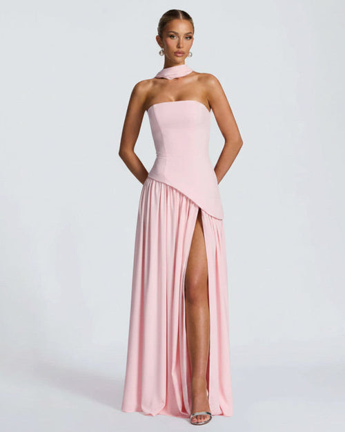 Alina Maxikleid Trägerlos Abendkleid