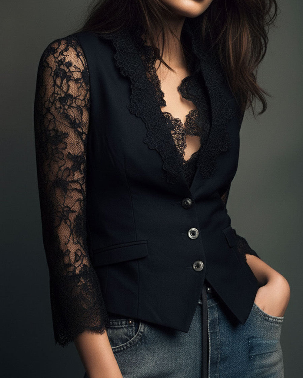 Lena Blazer Spitze Damen