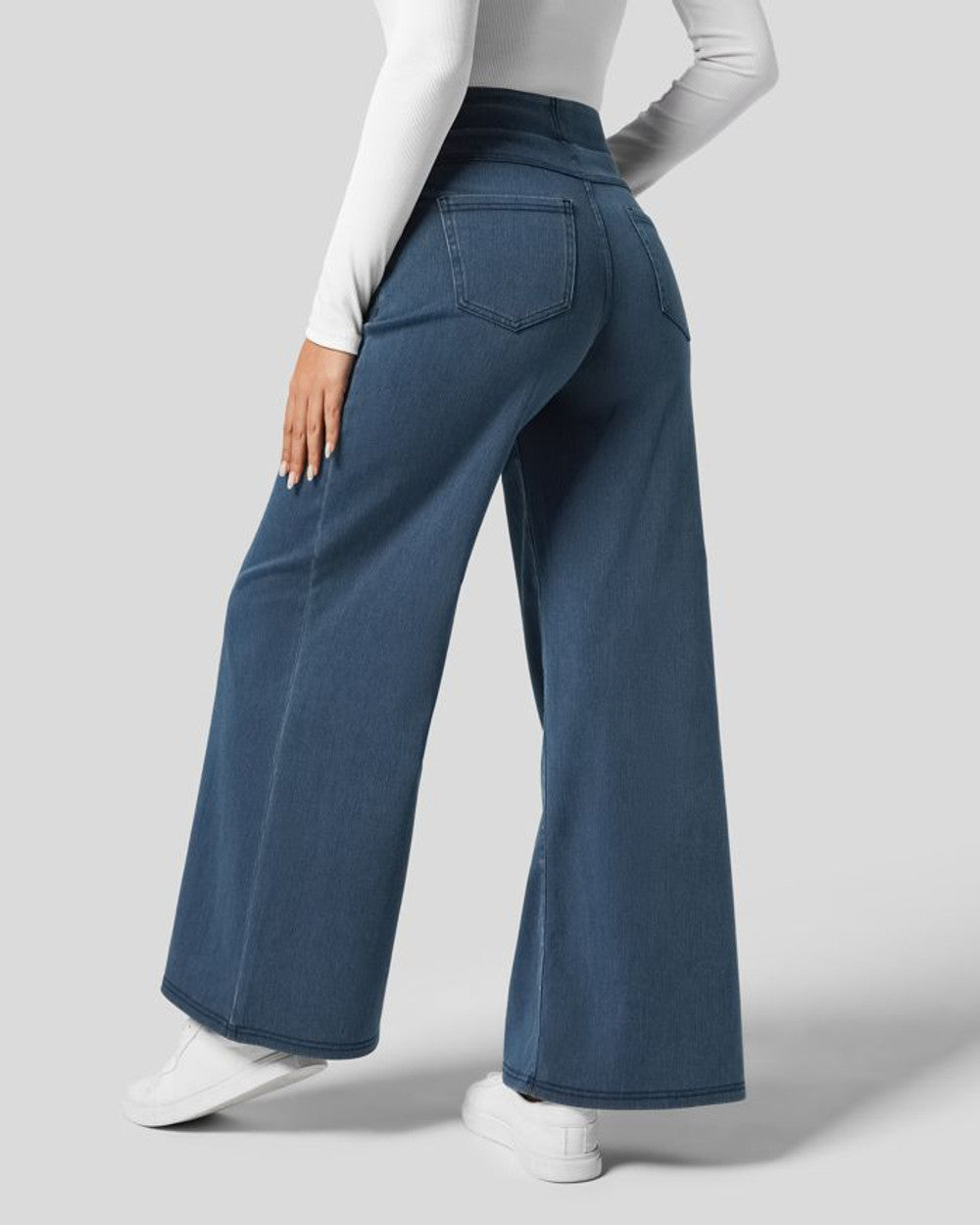 Evie Bequeme Hose Hohe Taille