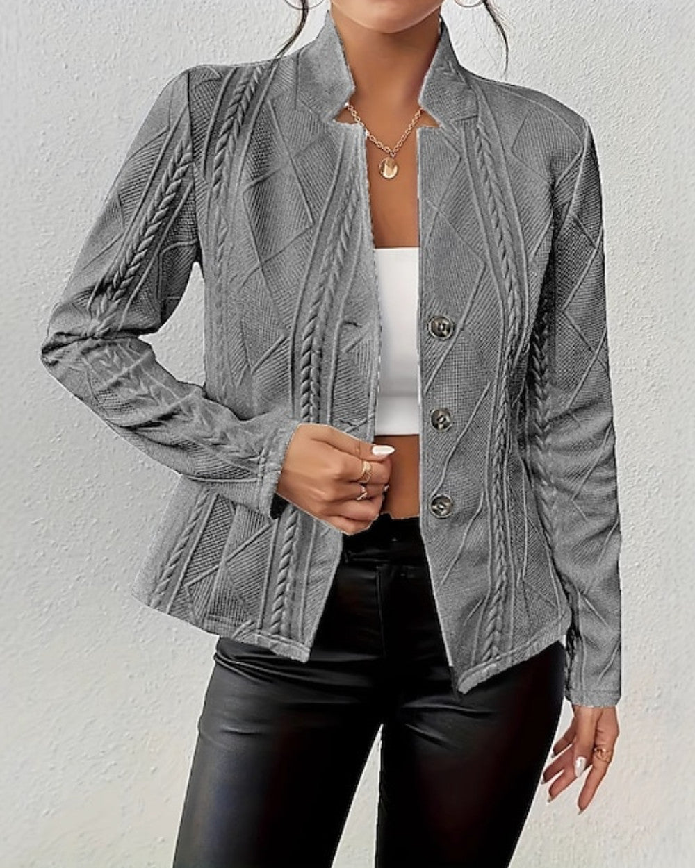 Lena Klassischer Knopfleisten Blazer