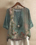 Anya Retro Bluse Damen Oberteil