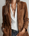 Lena Wildleder Jacke Vintage
