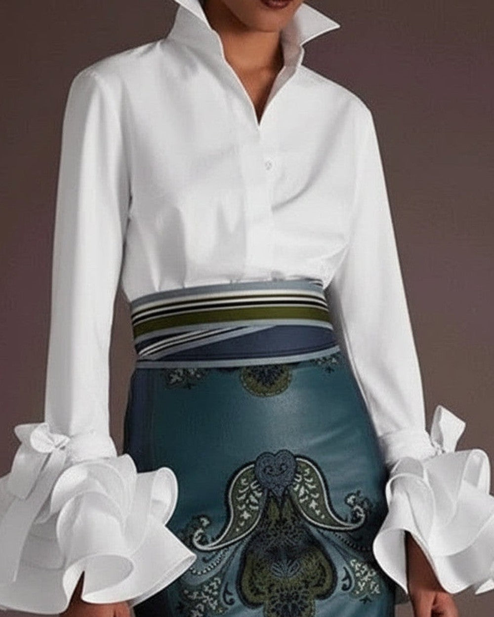 Lena Schicke Bluse Volantärmel Damen