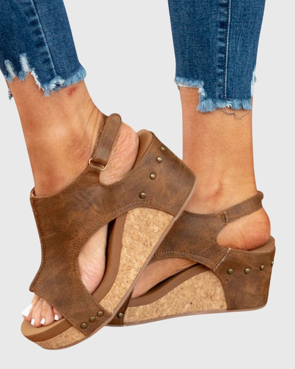 Adela Bequeme Sandalen Damen Sommer