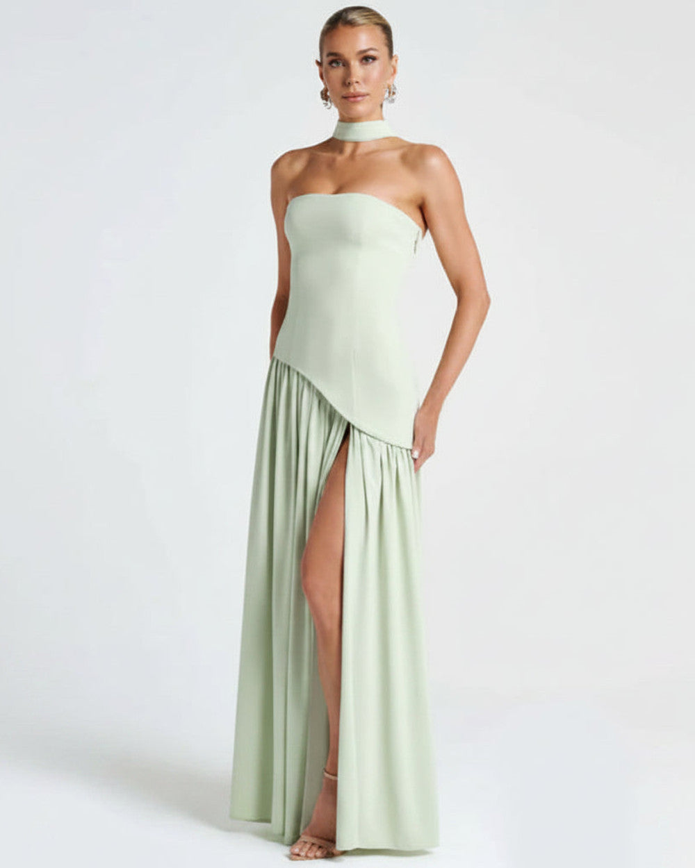 Alina Maxikleid Trägerlos Abendkleid