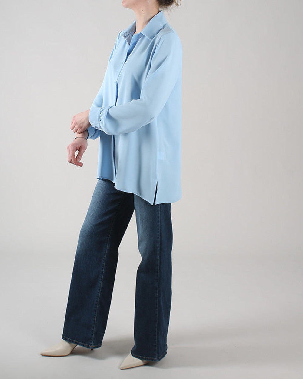 Lena Weite Damen Bluse Hemdkragen