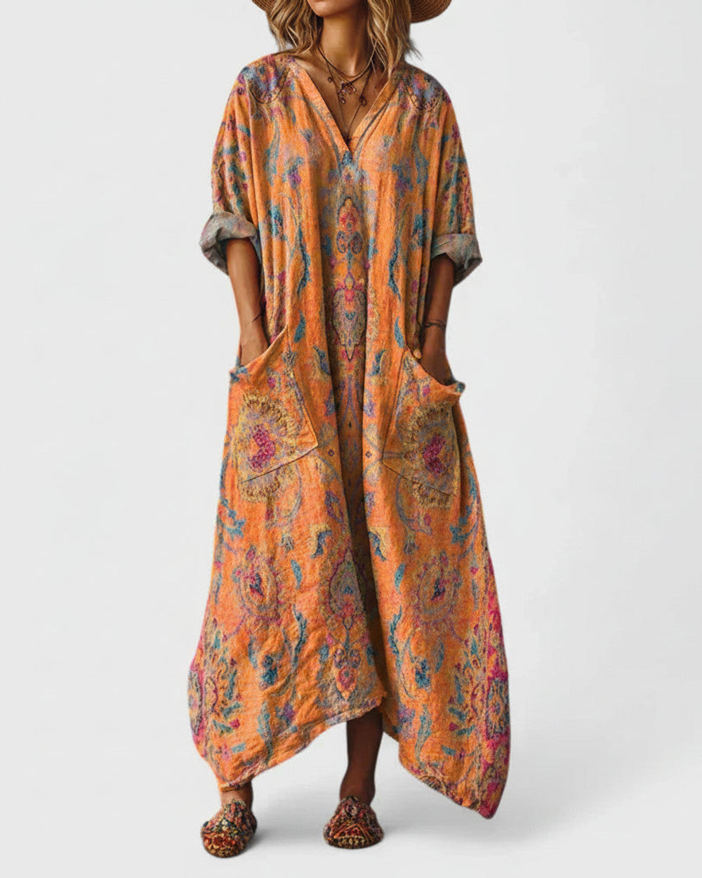 Lena Langes Abendkleid Glanzeffekt