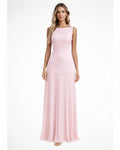 Eline Elegantes Plissee Maxikleid