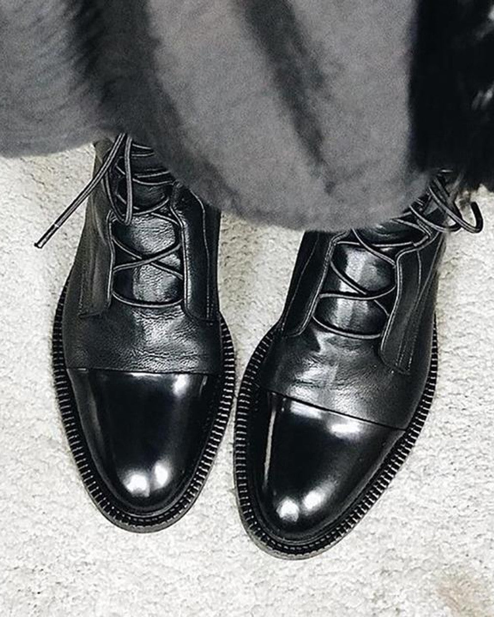 Sapphira Schnürstiefel Leder Damen