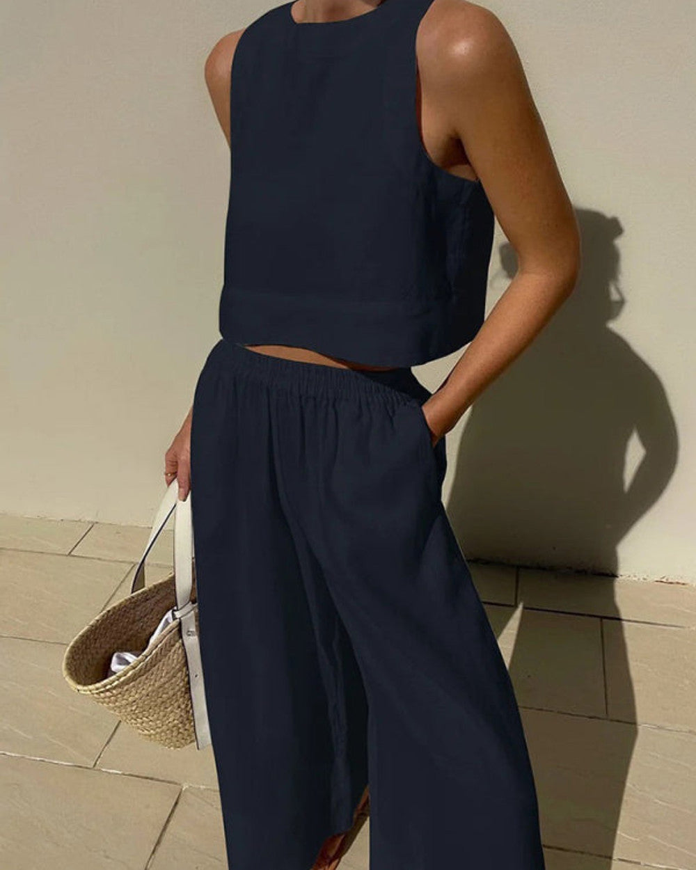 Lena Zweiteiliges Oberteil Hose Set