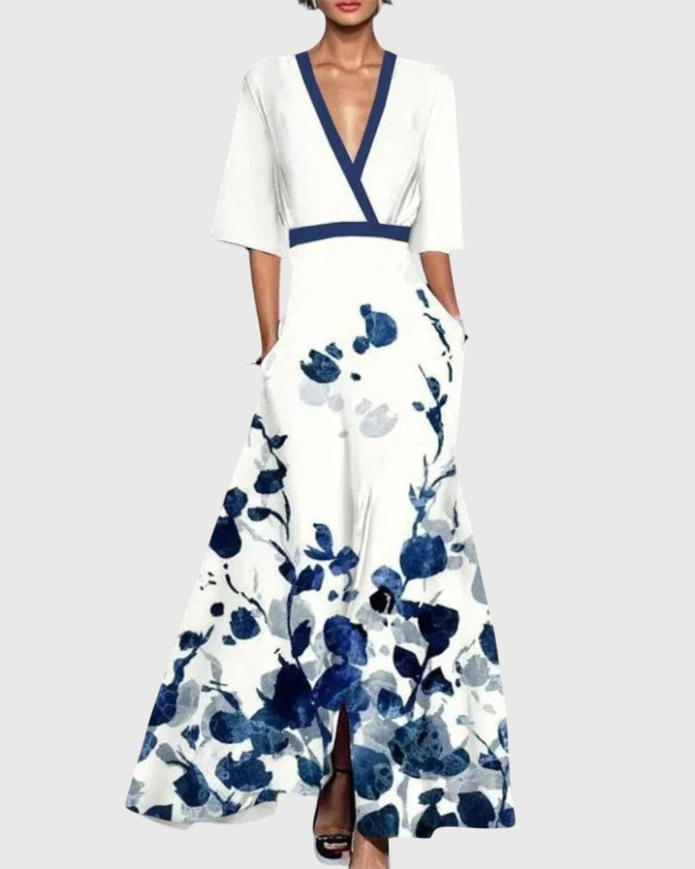 Leila Elegantes Abendkleid Lang Damen