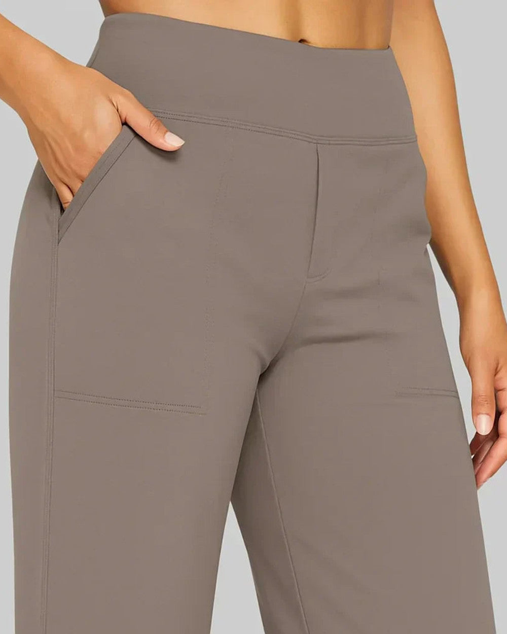 Nina Dehnbare Hochbundhose Taschen