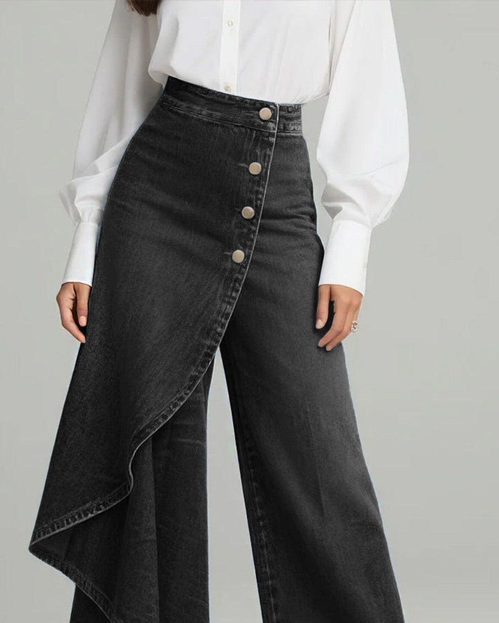 Lena Weite Palazzo Jeans Damen