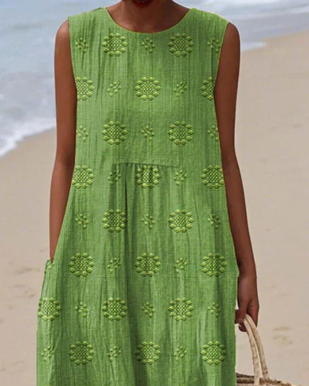 Piper Besticktes Kleid ärmellos Damen