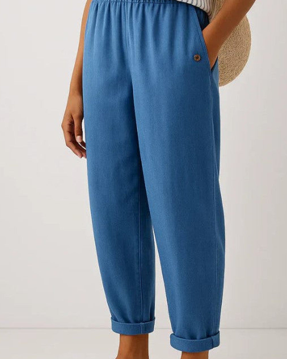Romina Zeitlose Leinen-Baumwolle Hose
