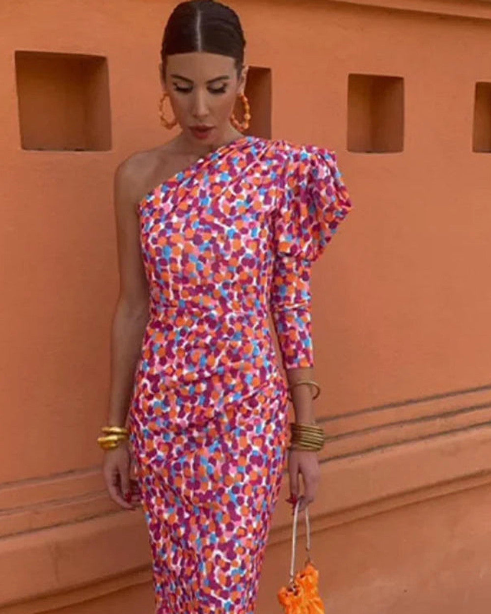 Lena Asymmetrisches Abendkleid