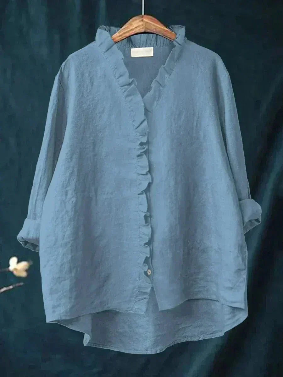 ELINE | ELEGANTE SOMMERBLUSE AUS LEINEN