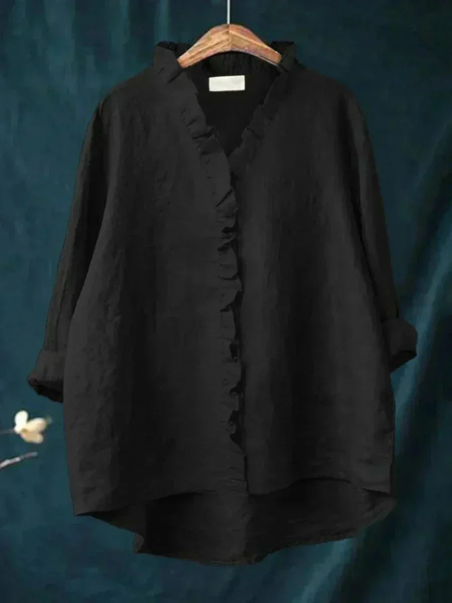 ELINE | ELEGANTE SOMMERBLUSE AUS LEINEN