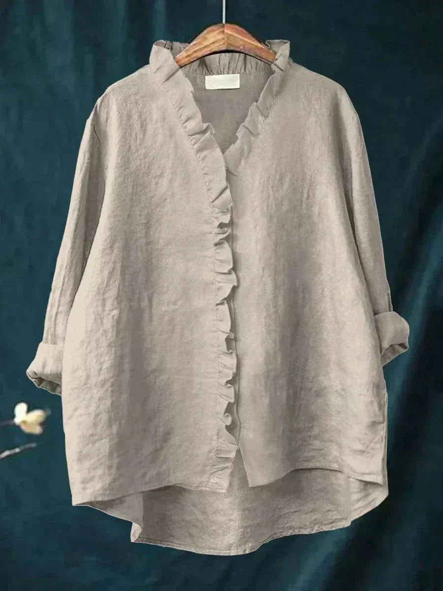 ELINE | ELEGANTE SOMMERBLUSE AUS LEINEN