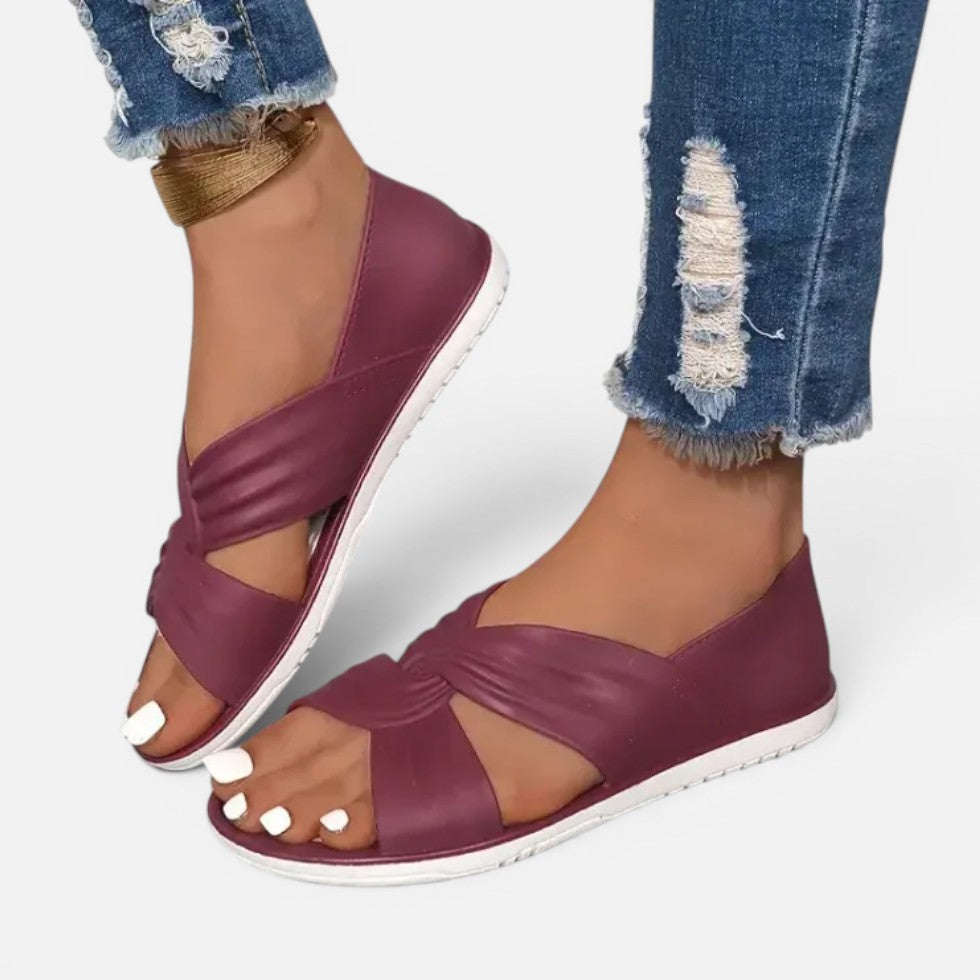 Damen Sandalen mit Knotendetail