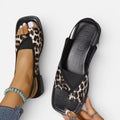 Damen Sandalen mit offener Zehenpartie und Fersenriemen
